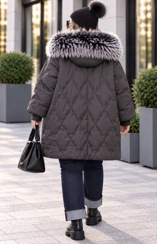 Пуховик PLUS SIZE Куртка PLUS SIZE до 66-го размера
