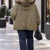 Бомбер женский PLUS SIZE с капюшоном